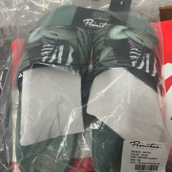 Primitive X Naruto Serpent Slide Sage Green - Picture 6 of 6